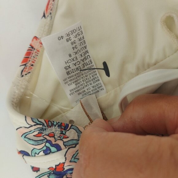 Ella Moss Bikini top in Folktale Floral with back strappy detail Size xs - Picture 6 of 6